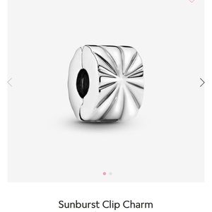 Pandora Sunburst Clip Charm